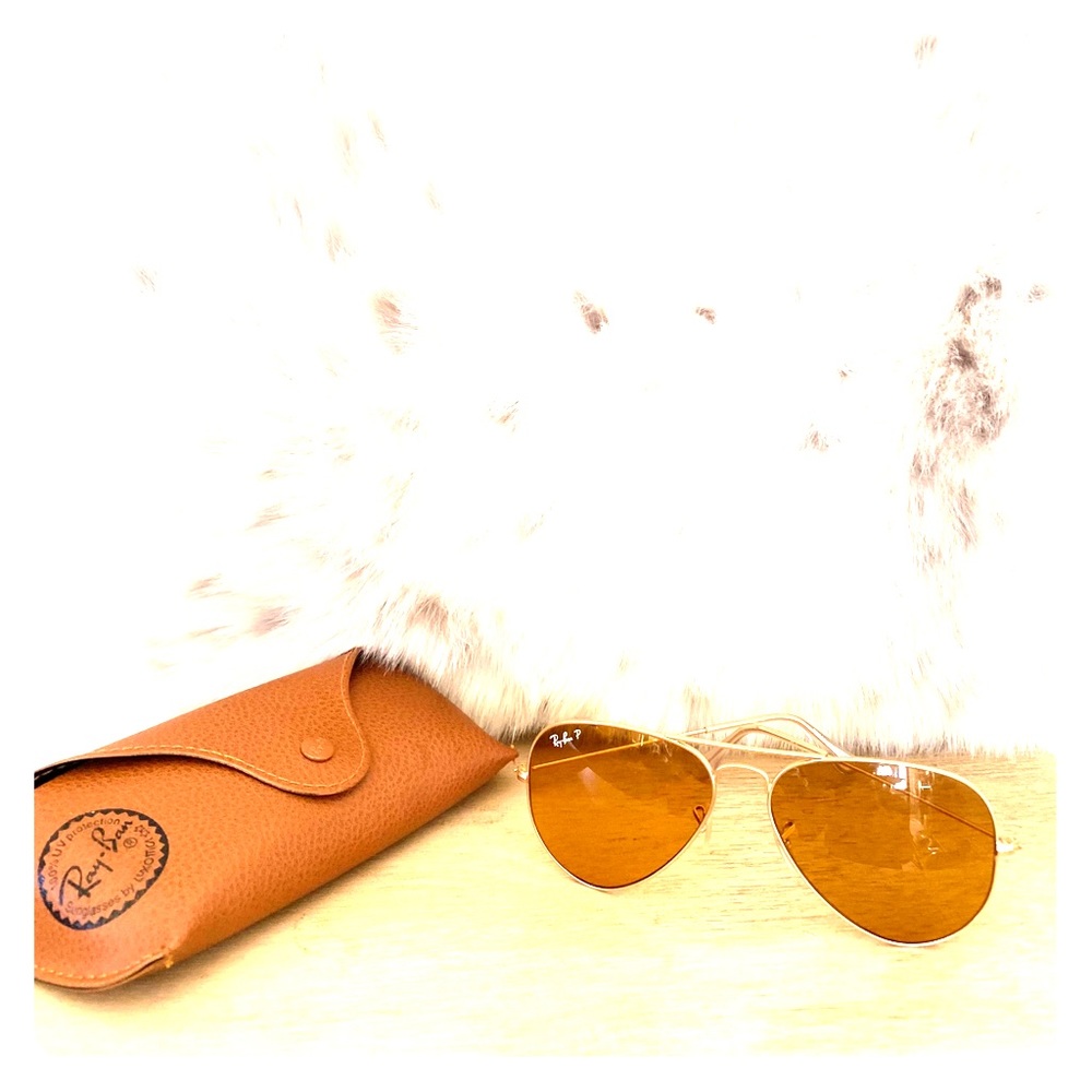 Ray Ban Polarized Aviator Sunglasses